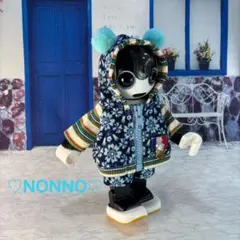 ロボホン洋服　ジップパーカー＆ハーフパンツ①