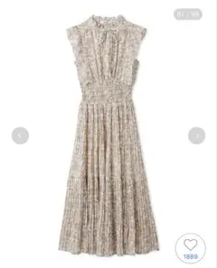 SNIDEL Sustainable 20周年 プリントワンピース