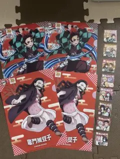 コジマ 鬼滅の刃 クリアファイル ステッカー