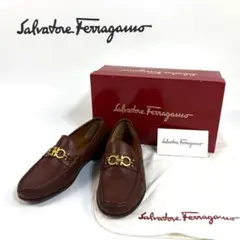 【美品】フェラガモ ガンチーニ ローファー 6.5 イタリア製