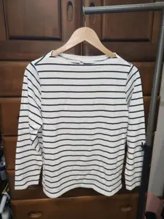 UNIQLO ストライプ 長袖シャツ Lサイズ