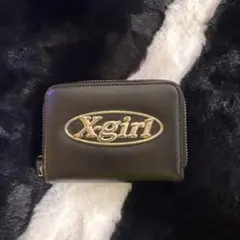 X-girl コインケース ブラック