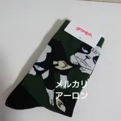 ジョジョの奇妙な冒険 graniph イギー ミドルソックス 靴下 S