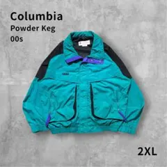 Columbia Powder Keg 00s韓国製2XL相当配色ナイロンJKT