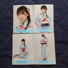 日向坂46 渡辺莉奈「2024年 浴衣」4種コンプ