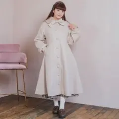 m♡petit by misako ロングコート ベージュ Mのサムネイル