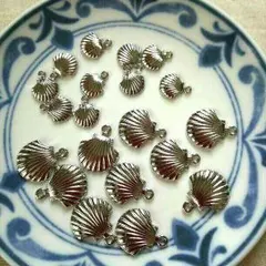 チャーム 貝殻 シルバー