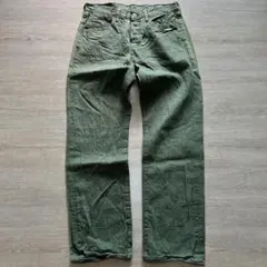 滋*物様 Levi's 501 W32 デニム ジーンズ オリーブグリーン