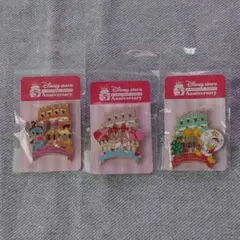 ディズニーストア　ピン 3点セット
