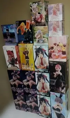 アニメキャラクター フィギュアセット