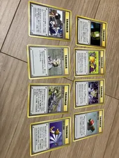 ポケモンカード 旧裏面 トレーナーカード まとめ売り　24枚のサムネイル