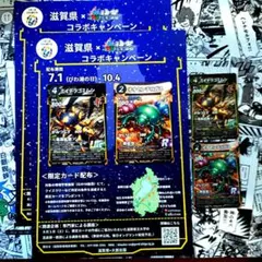 蟲神器 滋賀県限定 プロモカード ミイデラゴミムシ オオセンチコガネ