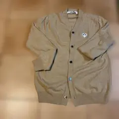 PLAY COMME des GARÇONS カーディガン ベージュ