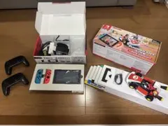 すぐ遊べるSwitch本体 プロコン2個 128GB付 マリカサーキットセット