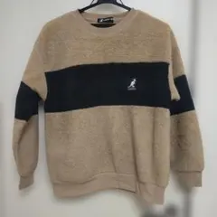 KANGOL KIDS ボアトレーナー ベージュ