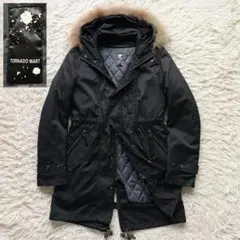 TORNADO MART トルネードマート ブラック フード付きモッズ