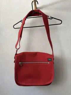 PORTER レッド ショルダーバッグ