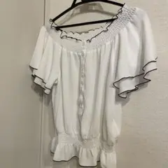 ヘザー　ホワイト　トップス