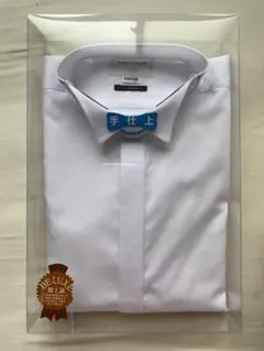 ORIHICAホワイト ウィングカラーシャツ　Lサイズ