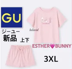 新品　エスターバニー　パジャマ　ラウンジセット　半袖　ショートパンツ　3XL