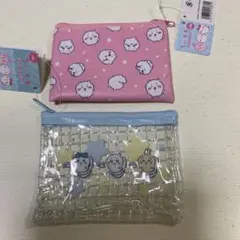 ちいかわ　ハチワレ　コインパース　ミニメッシュポーチ　ケース　ポーチ　新品　２点