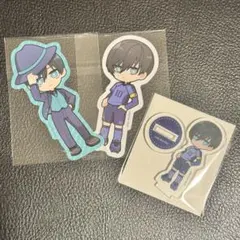 ブルーロック ダイソー 糸師凛 アクリルスタンド ダイカットステッカー