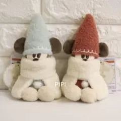 ディズニー　リルリンリン　ぬいば　ミッキー　ミニー