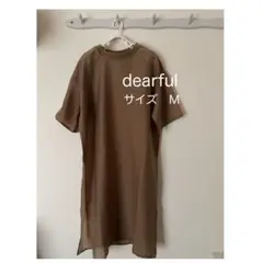 dearful 半袖　シースルー　ロングカットソー　チュニック　Mサイズのサムネイル