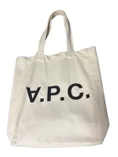 A.P.C. ロゴトートバッグ アイボリー　タグ付きのサムネイル