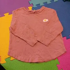 ピンク 長袖Tシャツ 95サイズ