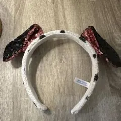 ディズニー　カチューシャ　101匹わんちゃん　スパンコール