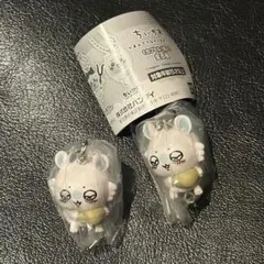モモンガ ちいかわ つまんでつなげてますこっとカプセルトイ 2個 キーホルダー