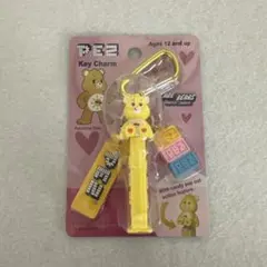 【新品】PEZ Key Charm Share Bear ケアベア イエロー