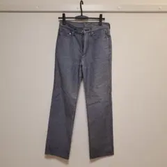 UNIQLO ストレートデニムパンツ グレーのサムネイル
