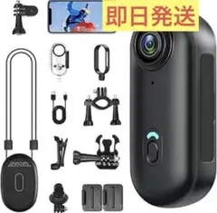 【新品未開封】アクションカメラ　ウェアラブルカメラ　4K 防水ケース　クリップ型
