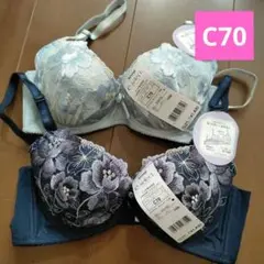 Atsugi e-select 脇すっきり　ブラジャー C70 2点セット