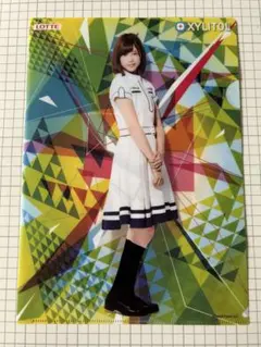 LOTTE XYLITOL 欅坂46 クリアファイル佐藤詩織 渡邉理佐