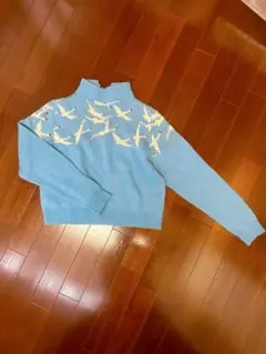 引っ越しに伴い最終大幅お値下げします☺︎ハイネックセーター　スワン