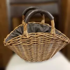 持ち手付きかごバスケット