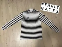 ⭐︎PEARLY GATES⭐︎ ボーダーハイネック長袖シャツ サイズ6