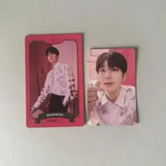 SEVENTEEN WONWOO フォトカード 2枚セット