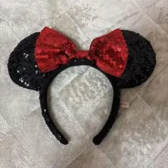 ミニーマウス　スパンコールカチューシャ