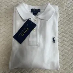 新品 POLO RALPH LAUREN 長袖 ポロシャツ 120 白