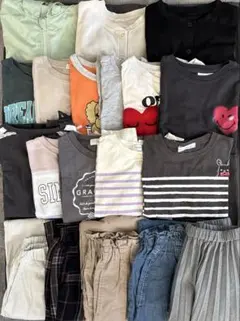 130 女の子　まとめ売り　オールシーズン向け　19点