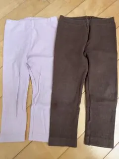 UNIQLO リブレギンス2点セット
