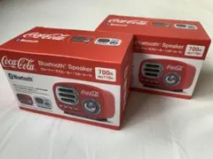 新品未開封　ダイソー　ブルートゥーススピーカー　コカ・コーラ　赤、白セット
