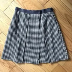 WEEKEND MaxMara ボックスプリーツスカート　ウール素材　格子柄のサムネイル