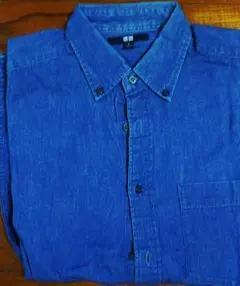 青いデニムシャツ Sサイズ