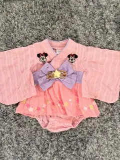 ミニーマウス 甚平 70サイズ ピンク