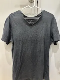 Gap Vネック Tシャツ ダークグレー メンズ S